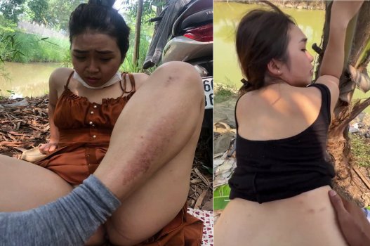 Hentai với vợ bạn bên sông